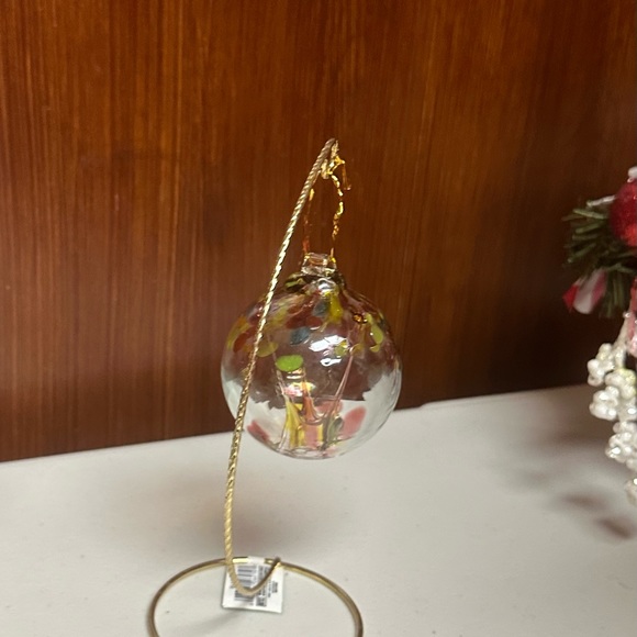 Tree of Gratitude Art Glass Ornament with Stand - Picture 7 of 15